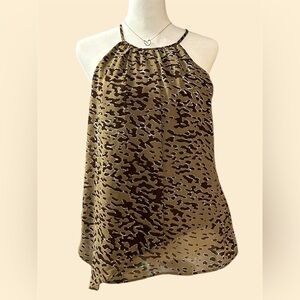 Walter Baker Animal Print Top Blouse